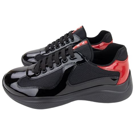 black and red prada shoes